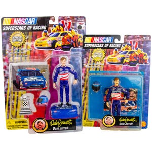 1997 & 1998 Toy Biz NASCAR Superstars of Racing #88 Dale Jarrett Figure Sets