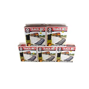5 Piece Lot Track Bed 1-48 O Scale Woodland Scenic Model Train Roll