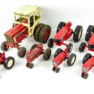 Vintage Ertl 1/16 International Farmall Farm Tractor Lot 1466 Turbo + 1/32 Wide