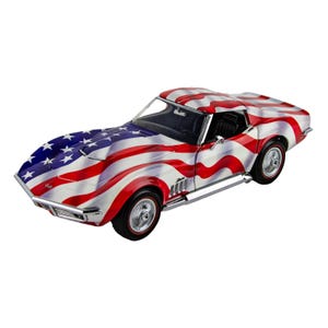 Franklin Mint 1969 Chevrolet Corvette Stingray Stars & Stripes 1:24 Diecast Car