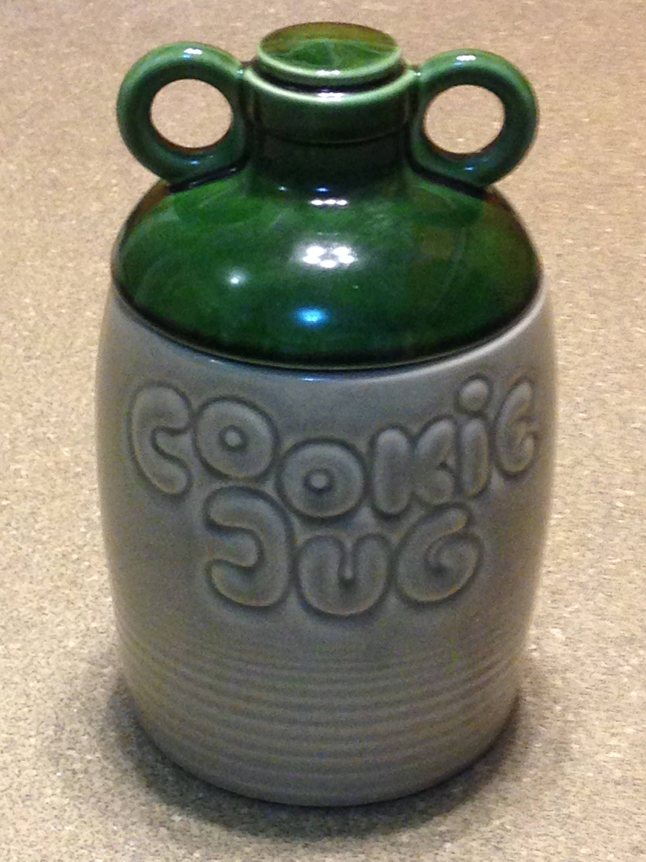 McCoy Cookie Jug/Jar 213 USA Green Whiskey Cookie Jug Etsy