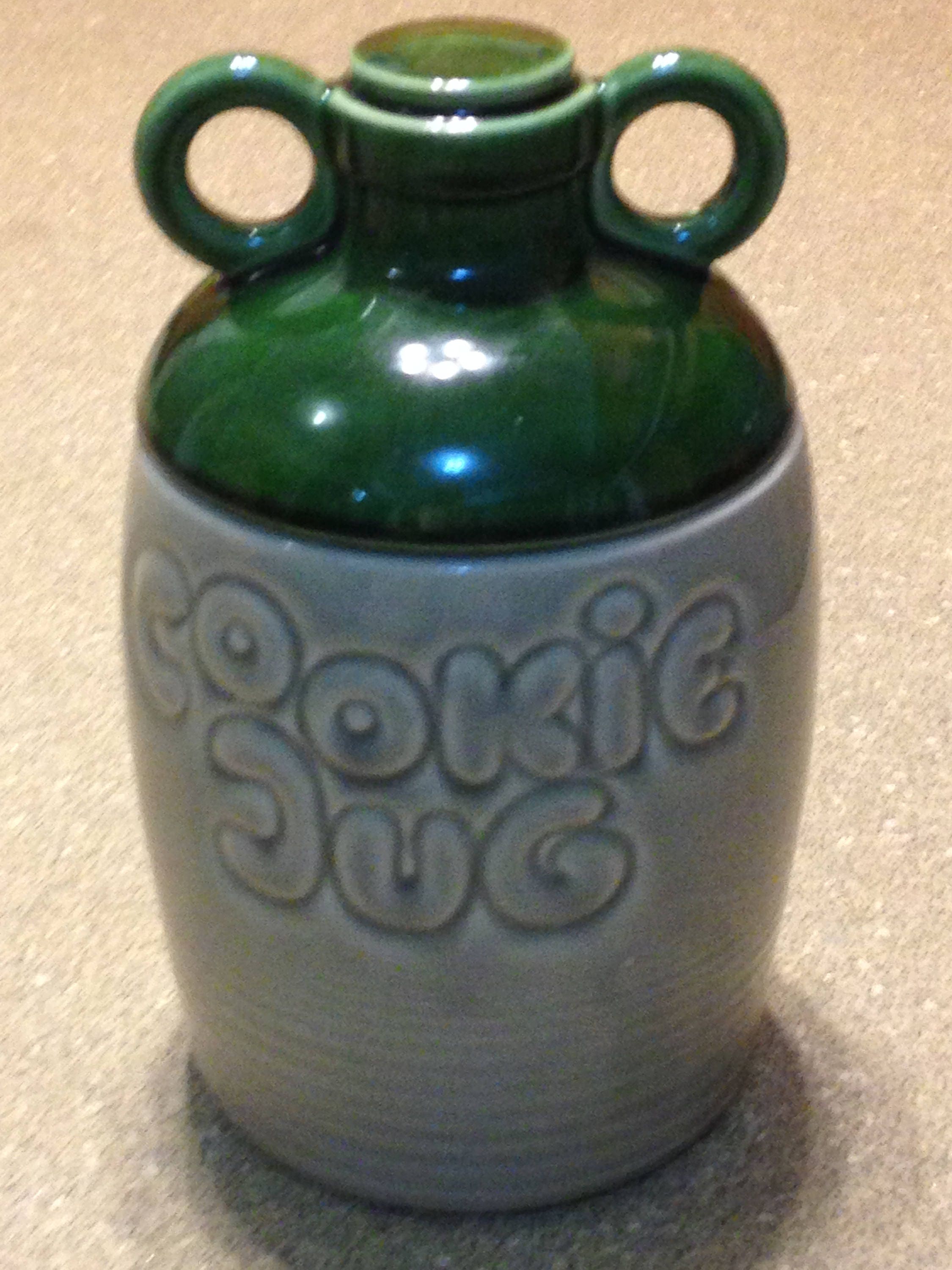 McCoy Cookie Jug/Jar 213 USA Green Whiskey Cookie Jug Etsy