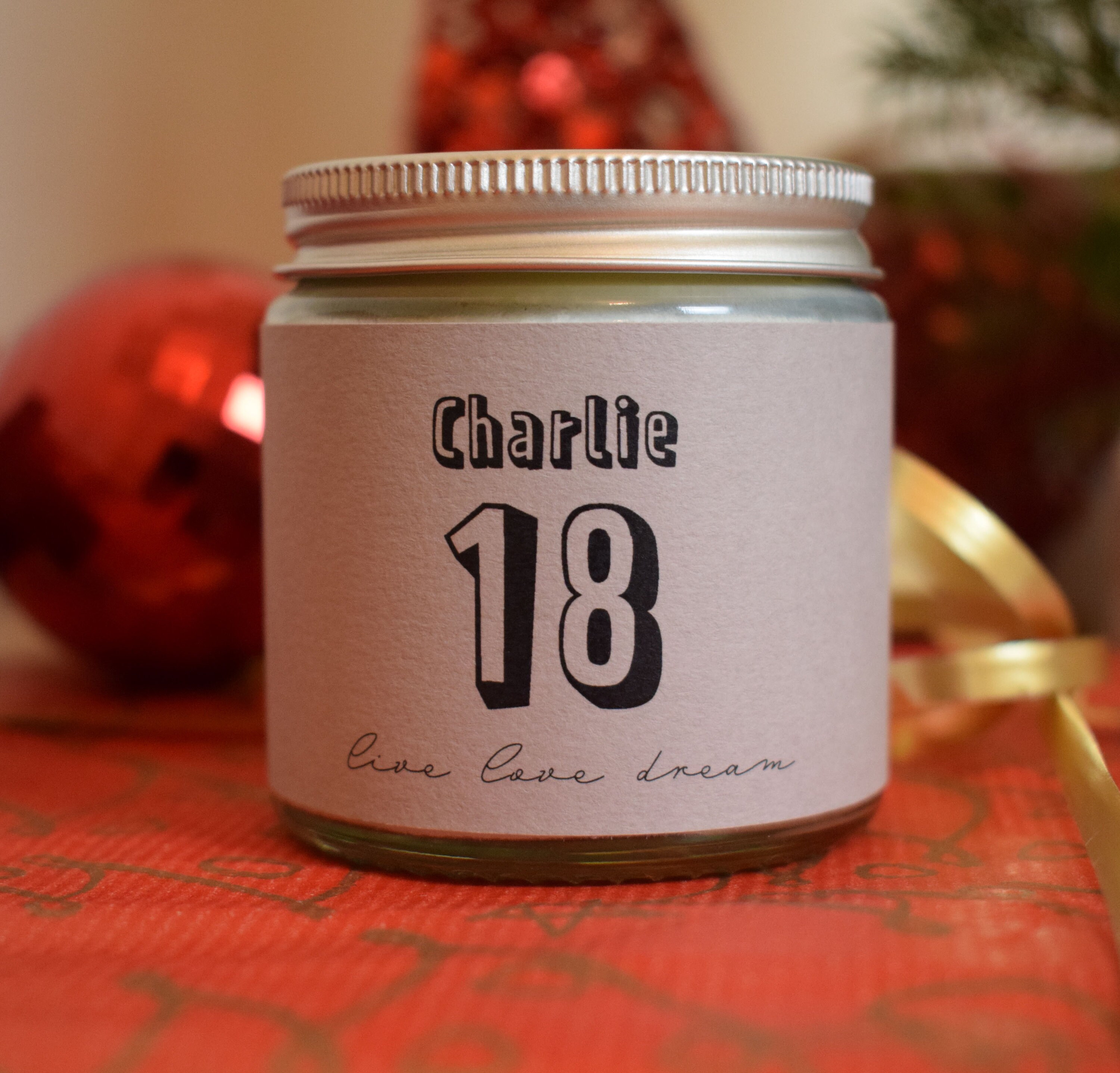 18th birthday scented candle Bespoke Message Scented Candle Etsy