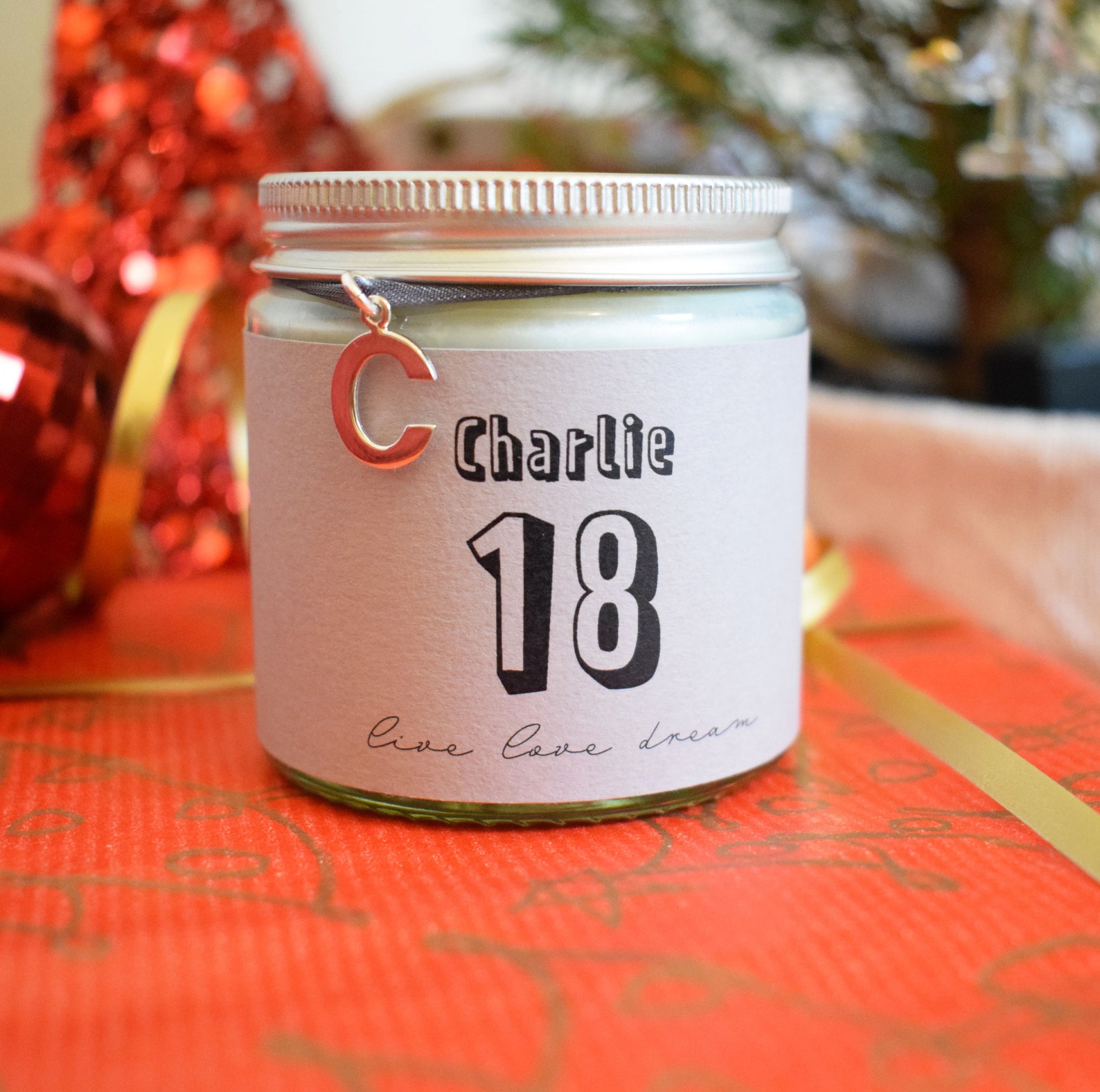 18th birthday scented candle Bespoke Message Scented Candle Etsy