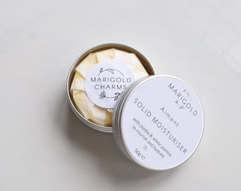 Organic Vegan Solid Body Moisturizer Bar | Zero Waste Natural Skincare | Eco-Friendly Handcrafted Lotion