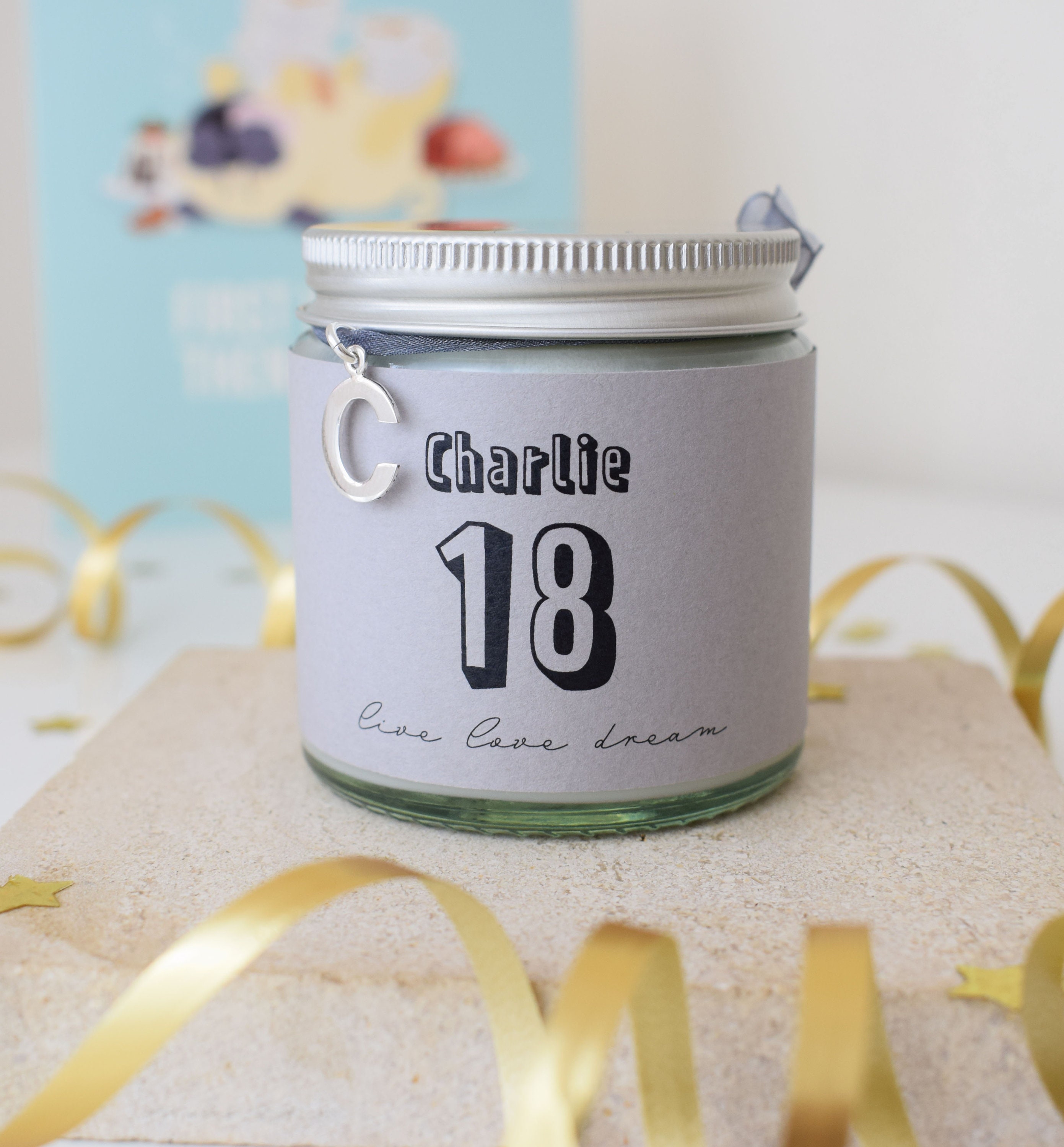 18th birthday scented candle Bespoke Message Scented Candle Etsy