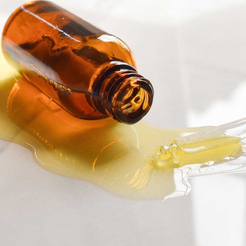 Marigold Charms Bakuchiol Face Serum spilt