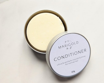 Nourishing Vegan Citrus Vanilla Conditioner Bar for Natural Haircare