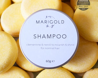 Luxury Vegan Citrus Shampoo Bar for Normal Hair - Natural, Zero Waste, SLS-Free