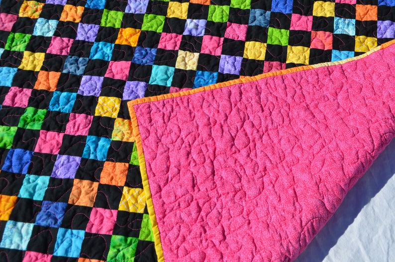 Baby Quilt Handmade Quilted Wall Hanging Nursery Decor Etsy