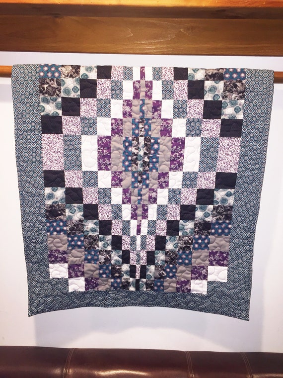 Dinosaurs Unique Handmade Patchwork Heirloom Cot Quilt
