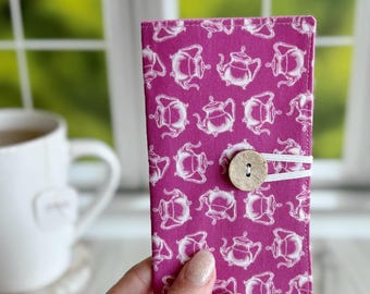 Tea Bag Wallet Carrier, Great Gift for Tea Lovers, On The Go Travel Storage, Tea Bag Holder Organizer, Teabag Caddy, Unique Tea Party Favor