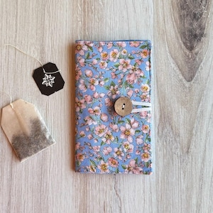 Tea Organizer for Tea Lovers, Tea Bag Holder for Herbal Tea, Handmade Fabric Tea Bag Wallet, Tea Party Favors, Floral Purse Travel Storage