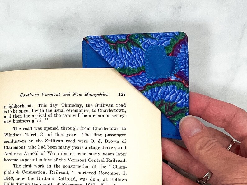 Fabric Corner Bookmark Cute Aesthetic Bookmark Unique - Etsy