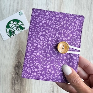 Monedero porta tarjetas de regalo para monedero, organizador de tarjetas multiusos para tarjetas de crédito y tarjetas de presentación, billetera de tela única para mujeres y adolescentes