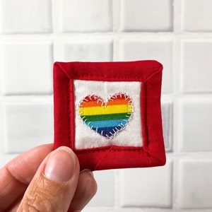 Heart Pocket Hug Token, I Am With You Always Worry Buddy, Coming Out Gift, Rainbow Heart Pocket Pal, Long Distance Relationship Gift for Her image 2
