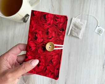 Tea Organizer for Tea Lover, Tea Bag Holder for Herbal Tea, Handmade Fabric Tea Bag Wallet, Tea Party Favors, Purse Travel Storage
