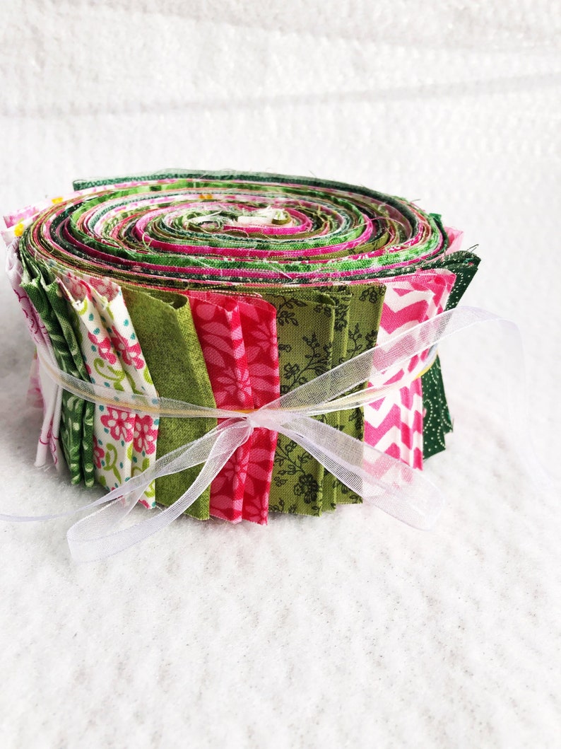 Quilt Fabric Bundle Jelly Roll Fabric Fabric Bundles Cotton Etsy