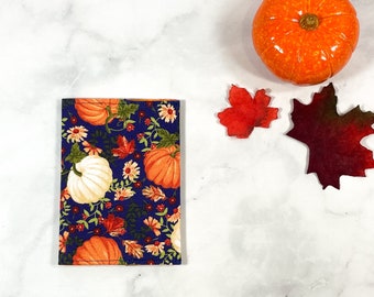 Fall Themed Mini Composition Notebook Cover, Leaf Notebook, Small Note Book for Purse or Pocket, Password Book, Travel Journal Gift for Her