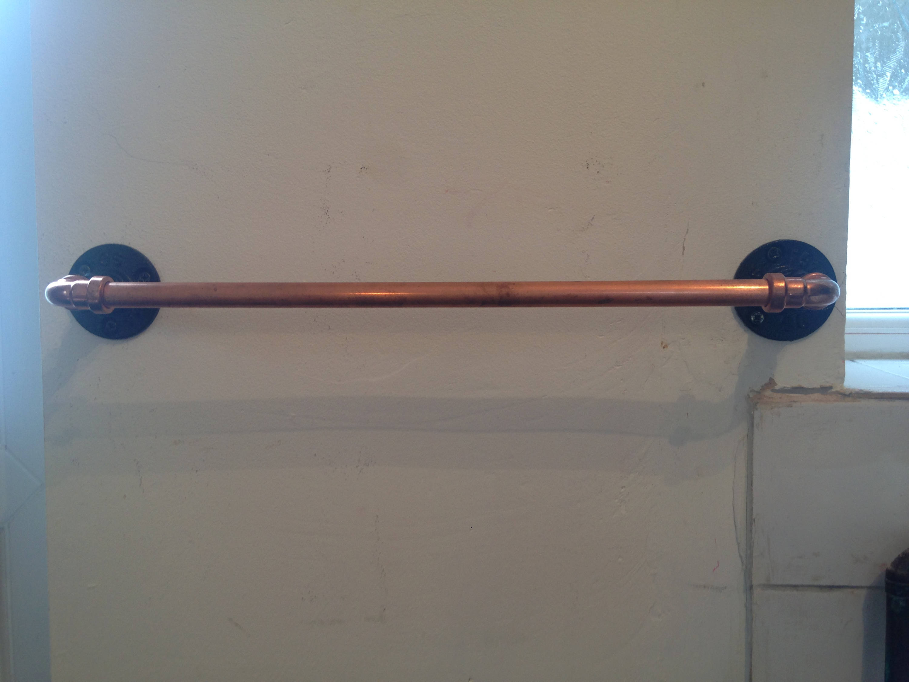 Copper Bathroom Towel Rail Bathroom Storage Home Storage Etsy