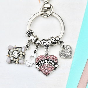 Nail Tech-sleutelhanger, strassteentjes, cadeau voor nagelstyliste