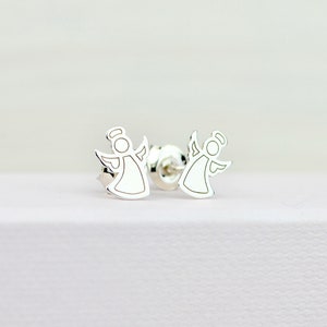 Örhängen i sterlingsilver med änglar: AG925 smycken bild 1