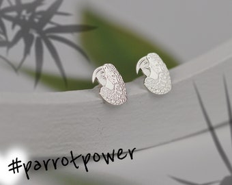 Orecchini A Pappagallo In Argento 925 VENACOLY – Gioielli Donna Dal Design Unico, Ipoallergenici E Senza Pietre. Regalo Perfetto In Elegante Confezione, Con Panno Per La Lucidatura Incluso.