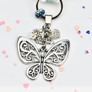 Butterfly gift keychain for woman, butterfly keychain, insect gifts, gift for mum daughter sister friend wife niece aunt,nature keychain