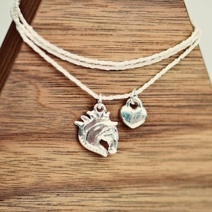 Horse Sterling Silver Necklace, Equestrian Jewellery For Her