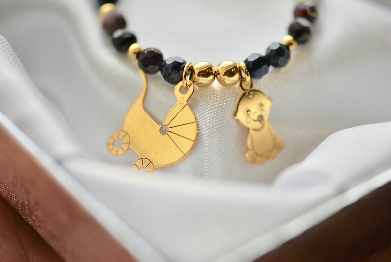 Baby boy Christening Baptism bracelet newborn bracelet Etsy