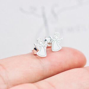 Örhängen i sterlingsilver med änglar: AG925 smycken bild 3