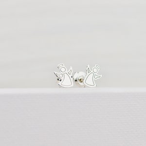 Örhängen i sterlingsilver med änglar: AG925 smycken bild 2