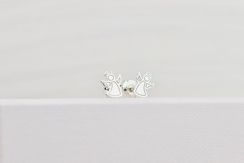 Örhängen i sterlingsilver med änglar: AG925 smycken bild 2