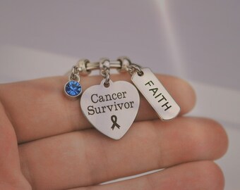 Huwujiu Portachiavi per la consapevolezza del cancro, regalo