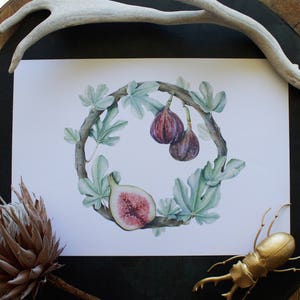 Fig Wreath Print image 2