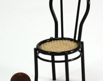 DOLLHOUSE WICKER BAR STOOL Town Square Miniatures