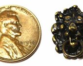 Dollhouse Miniature Antique Lion Head Door Knocker