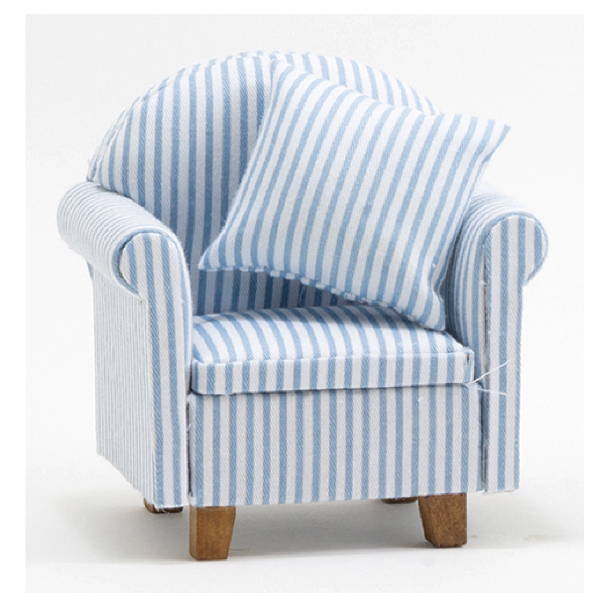 Blue stripe online chair
