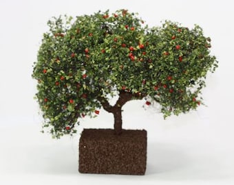 Dollhouse Miniature Ornamental Apple Tree by Creative Accents