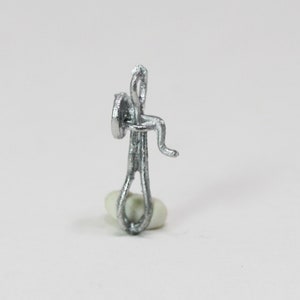 Dollhouse Miniature Vintage Look Handheld Beater in Metal