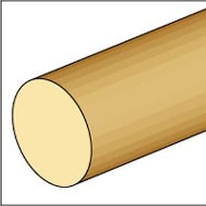 Dollhouse Building - Birch Hardwood 18 Inch Wood Dowel
