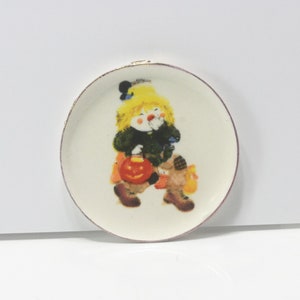 Dollhouse Miniature Halloween Platter by Barb