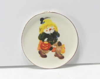Dollhouse Miniature Halloween Platter by Barb