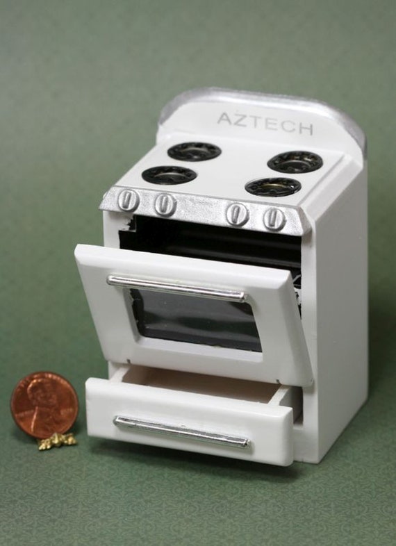 Miniature Old Fashioned Wood Stove for Dollhouses [AZT T5931]