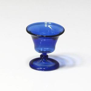 Miniature 1:12 Scale Artisan Blue Glass Bowl by Phil Grenyer