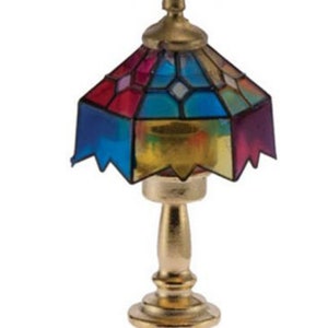 Dollhouse Miniature Non-Working Table Lamp