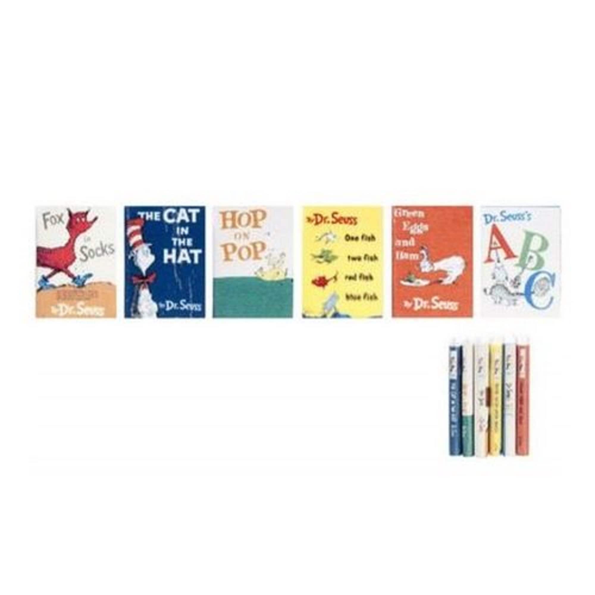 Dollhouse Miniature Set of 6 Classic Dr. Seuss Children's Books
