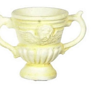 Dollhouse Miniature Ivory Urn by Falcon Miniatures