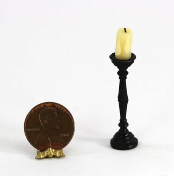 Melted CandleHolder in Bronze Low