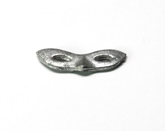 Dollhouse Miniature Masquerade Mask in Metal for Halloween
